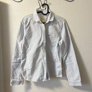 Hollister Striped Button Up Shirt (100% Cotton)